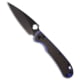 Daggerr Knives Zhalo Folding Knife, 3.875in, D2, Spear Point Blade, Carbon Fiber, G-10, Black/Blue Handle, Black/Blue/Black, 8.625 inch, BHQ-213365