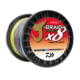 Daiwa J-Braid 8X Braided Line w/Bulk Spool, 2500yds, 150lb, Multi-Color, JB8U150-2500MU