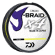 Daiwa J-Braid 4X Braided Line w/ Bulk Spool, 3000yds, 40lb, Fluorescent Yellow, JB4U40-3000FY