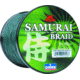 Daiwa Samurai Braid Line w/Filler Spool, 20lb, 1500yd, Green, DSB-B20LBG
