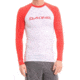 Heavy Duty Long Sleeve Rashgaurd - Mens -Red-Medium