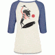 Dakine Rikki 3-4 Baseball Tee, HORIZON, XS, 10001628-OIZO-XS