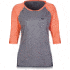 Dakine Rikki 3-4 Baseball Tee, WATERMELON, XL, 10001628-TEMELO-XL