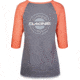 Dakine Rikki 3-4 Baseball Tee, WATERMELON, XL, 10001628-TEMELO-XL