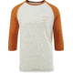 Dakine Walker 3-4 Baseball Tee, DESERT SUN, XXL, 10001612-ESETSU-XXL