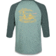 Dakine Walker 3/4 Baseball Tee - Mens, Balsam Green, 2XL, 10001612-BG-91M-XXL