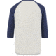 Dakine Walker 3-4 Baseball Tee, WASHED INDIGO, XXL, 10001612-SEIO-XXL