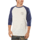 Dakine Walker 3-4 Baseball Tee, WASHED INDIGO, XXL, 10001612-SEIO-XXL