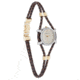 Dakota Watches Ladies Cord, Champagne Dial, Brown Cord 2040-0