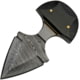 Damascus Black Widow Push Dagger Knife