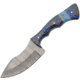 Damascus Blue Sky Fixed Blade, DM1406