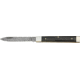Damascus Doctors Fold Knife, Horn Handle DM1005BK