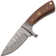 Damascus Fixed Blade Brown Micarta, DM1424