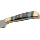 Damascus Fixed Blade Turquiose, DM1428