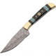 Damascus Fixed Blade Turquiose, DM1428