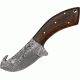 Damascus Guthook Fixed Knife DM1063
