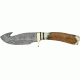 Damascus Guthook Skinner Fixed Knife DM1008