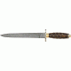 Damascus Toothpick Fixed Knife DM1014