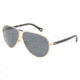 DandG DD 6067 Sunglasses, Old Gold Frame / Gray Blue Lenses, 254 87 6310