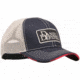 Daniel Defense Georgia Trucker's Hat w/ Mesh and Logo, Red and Black Plaid, Navy/White, OS 14-044-21125