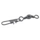 Danielson Barrel Swivel w/Interlock Snap, Size 1, Black, 3/Pack, 2500SPBLK-1