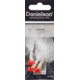Danielson Crappie Jig 1/8oz Red/White, JGC18RWW
