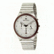 Danish Design Iq68q885 Anna Gotha Mens Watch - Silver Steel Band, Pol SS Case, Brown/White Face