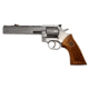Dan Wesson 715-Small-Frame-Revolver Revolver, .357 Magnum, 6in barrel, stainless steel frame, hardwood grip, revolving chamber, yellow ramp front, adj. white outline rear, 6 round cylinder, DW715SFR.357MG61FRRMPG
