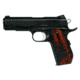 Dan Wesson Guardian Pistol, .45 ACP, 4.25in barrel, matte black aluminum alloy frame, custom wood grip, recoil operated semi-automatic, tritium night sights, 8 round magazine, DW-GN-45-4.25-1-FRRMPG