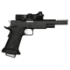 Dan Wesson Havoc Pistol, 9mm Luger, 7in barrel, black carbon steel frame, G10 composite grip, recoil operated semi-automatic, mount/C-more, 2 round magazine, DW-HAVOC-9MM-7-1-FRRMPG