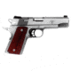 Dan Wesson 1911-Patriot Pistol, .45 ACP, 4.25in barrel, series 70 stainless steel frame, cocobolo hardwood grip, recoil operated semi-automatic, night-sight dot-post, 7 round magazine, DW-1911 PT-45-4.25-1-FRRMPG