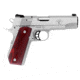 Dan Wesson 1911-Patriot-Bobtail Pistol, .45 ACP, 4.25in barrel, series 70 stainless steel frame, cocobolo hardwood grip, recoil operated semi-automatic, night-sight dot-post, 7 round magazine, DW1911PTB454.251FRRMPG