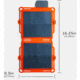 Dark Energy 8W Spectre Solar Panel Folding, HiVis Orange, 1102982