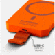 Dark Energy Poseidon Nano Wireless Charger, Orange, 1102984