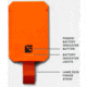 Dark Energy Poseidon Nano Wireless Charger, Orange, 1102984