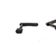Dark Hour Defense 4130 Steel Mag Catch W/ V Seven Ultra-Light Mag Catch Diamond Button for AR15/308DPMS/SR25, Black, DHMAGCR
