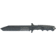Dark Ops Black Raven Fixed Blade Knife, 7in, Serrated Tanto, G10 Composite Handle DOBR1