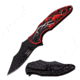 Dark Side Blades Folding Blade, 3.75in, Stainless Steel Blade, Tri-Color Anodized Aluminum Handle DS-A048BR