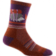 Darn Tough Critter Club Micro Crew Lightweight Sock with Cushion - Womens, Chestnut, Large, 5001-CHESTNUT-L-DARN