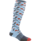 Darn Tough Daisy Chain Knee High Light Cushion Sock - Womens, Light Blue, Small, 1694-LIGHT-BLUE-S-DARN