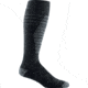 Darn Tough Edge OTC Midweight Sock with Cushion w/ Padded Shin, Male, Charcoal, Large, 8007-CHARCOAL-L-DARN