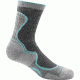 Darn Tough Junior Light Hiker Micro Crew Light Cushion Sock - Girls, Slate/Seafoam, Small, 3002_SLATE/SEAFOAM_S_DARN