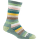 Darn Tough Mystic Stripe Crew Lightweight w/ Cushion Socks - Womens, Seafoam, Small, 1644-SEAFOAM-S-DARN