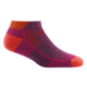 Darn Tough Hiker No Show Lightweight with Cushion Socks - Women's, Plum Heather, Medium, 1961-PLUM-HEATHER-M-DARN