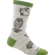 Darn Tough Woodland Creatures Crew Light Sock - Women's, Ash, Small, 1678_ASH_S_DARN