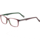 Davidoff 91053 Progressive Prescription Eyeglasses, Dark Red Green Frame, 91053-4151PR