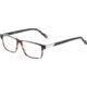 Davidoff 91056 Single Vision Prescription Eyeglasses, Black Brown Havana Frame, 91056-6850SV