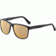 Davidoff 97144 Single Vision Prescription Sunglasses, Black Frame, 97144-8840SV