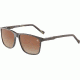 Davidoff 97146 Single Vision Prescription Sunglasses, Brown Frame, Polarized, 97146-6471SV