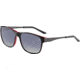 Davidoff 97206 Single Vision Prescription Sunglasses, Black Red Frame, Polarized, 97206-4139SV